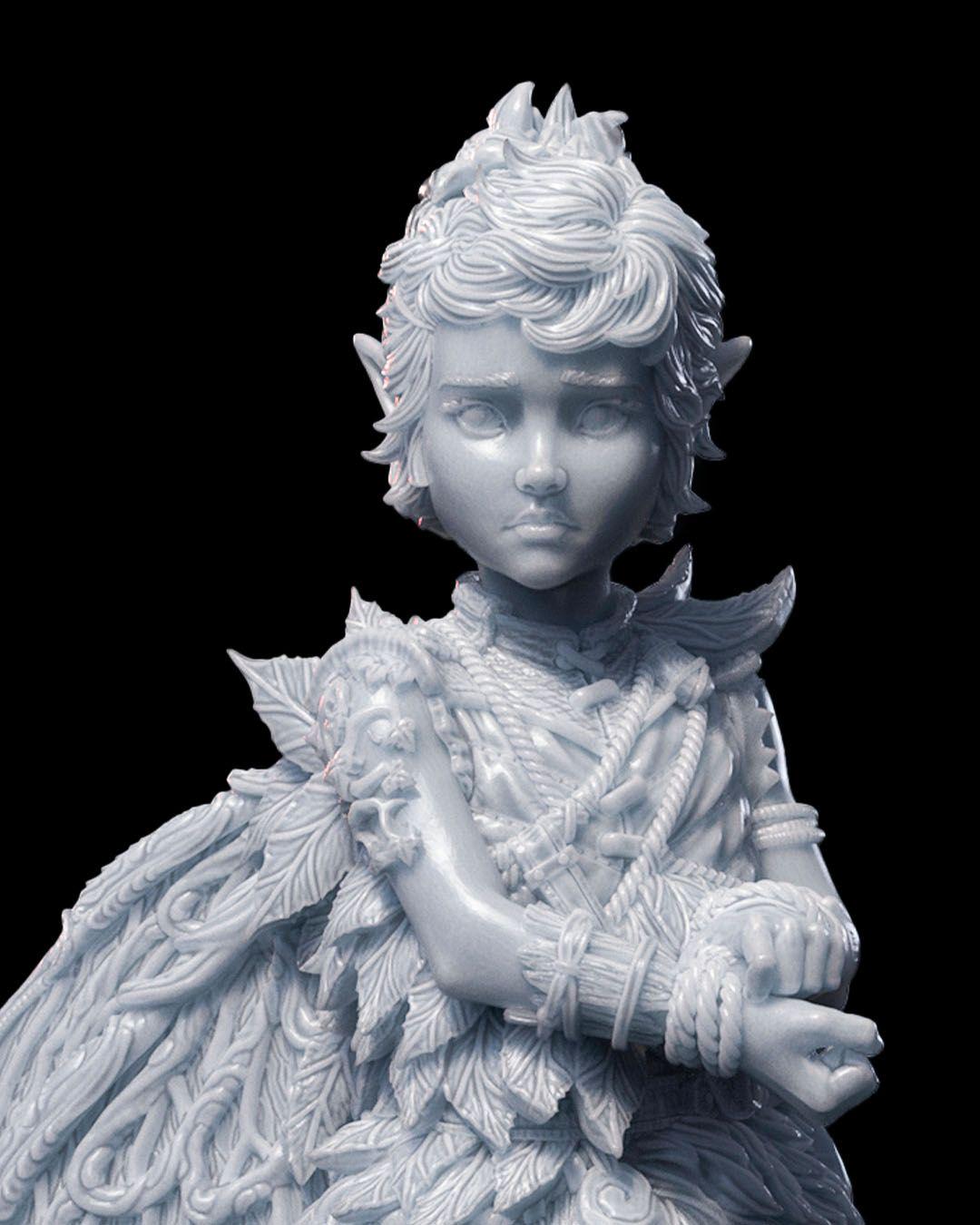 Fairy Fae Prisoner RPG Model w/ base