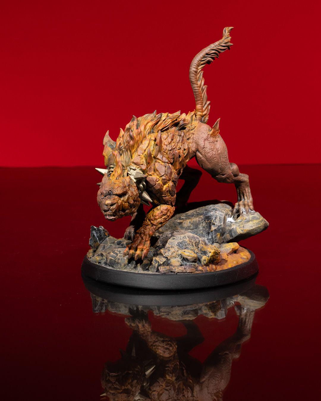 Hell Hound RPG Model w/ base