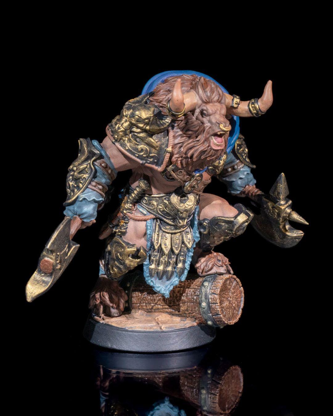 Minotaur Warrior RPG Model w/ base