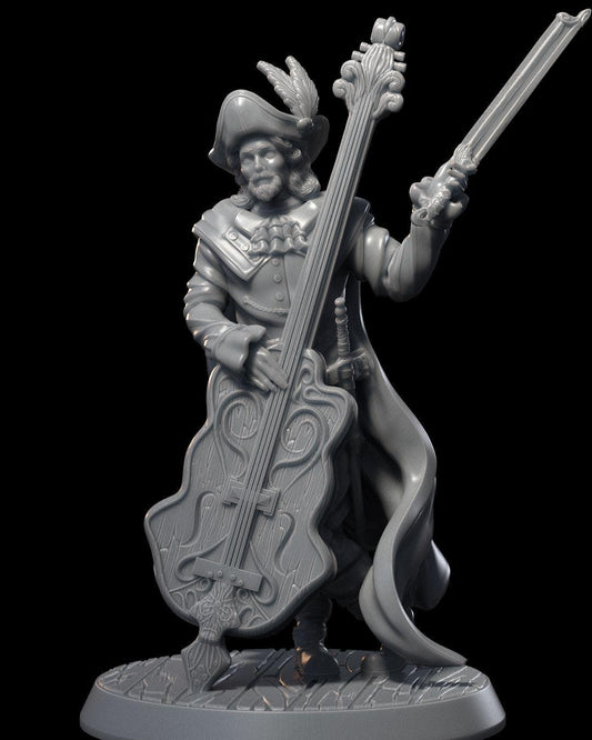 Bard with Double Bass w/ base