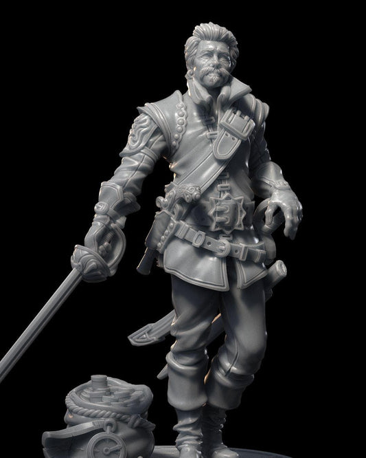 Cunning Duelist RPG Model w/ base