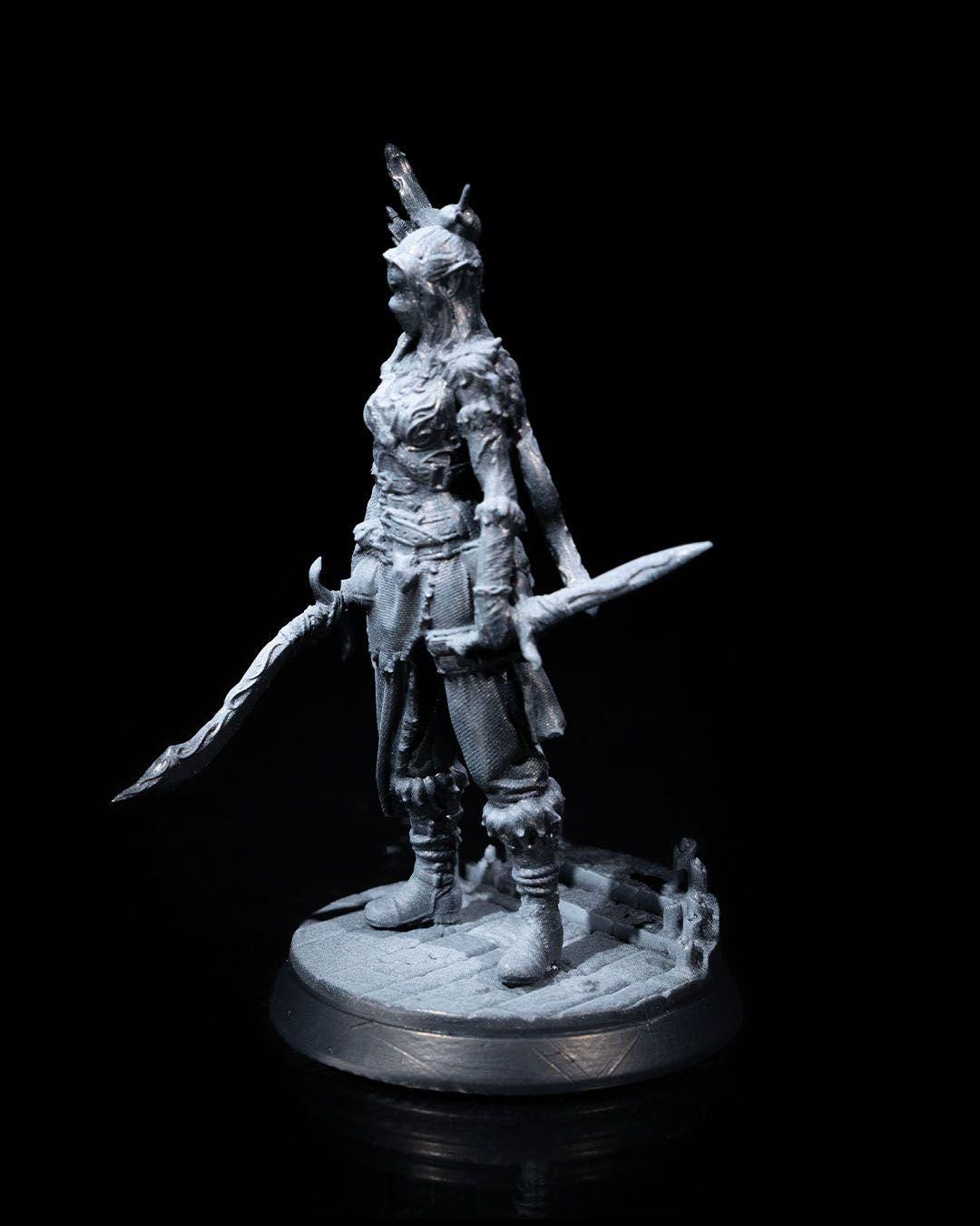 Wood Elf Assassin RPG Model w/ base