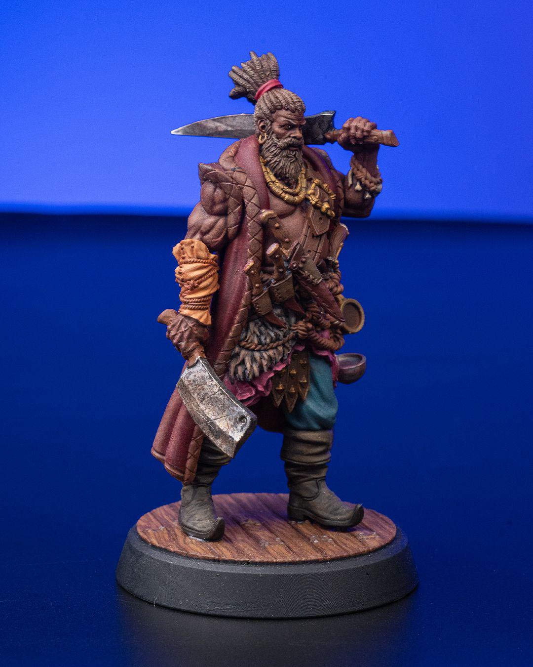 Human Butcher RPG Model w/ base