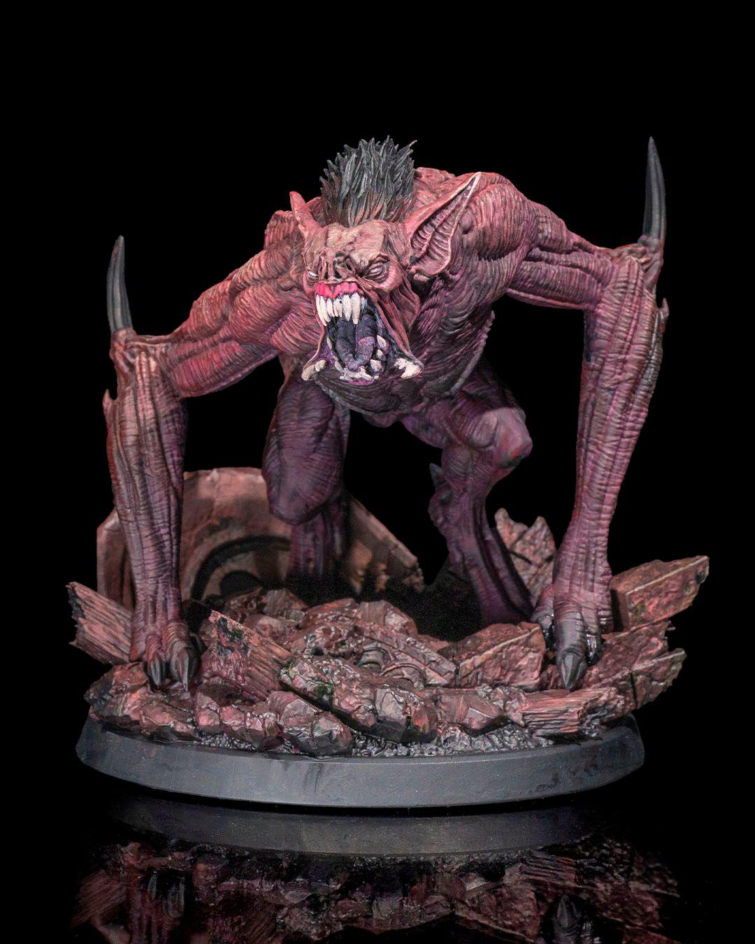 Vampire Beast RPG Model w/ base