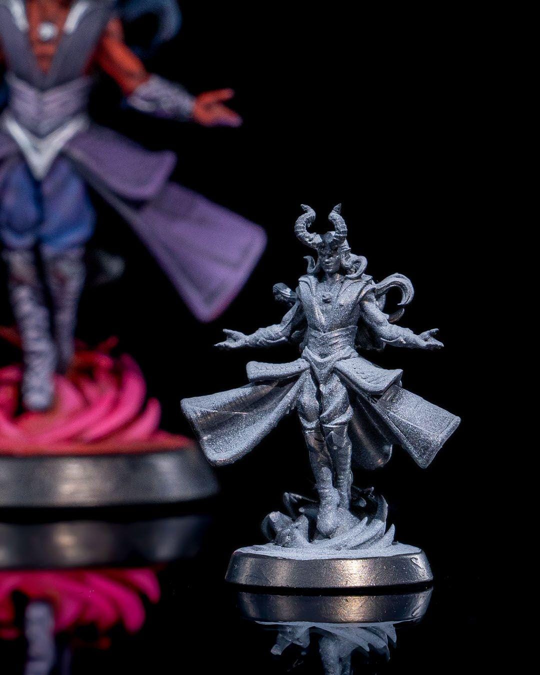 Tiefling Sorcerer RPG Model w/ base