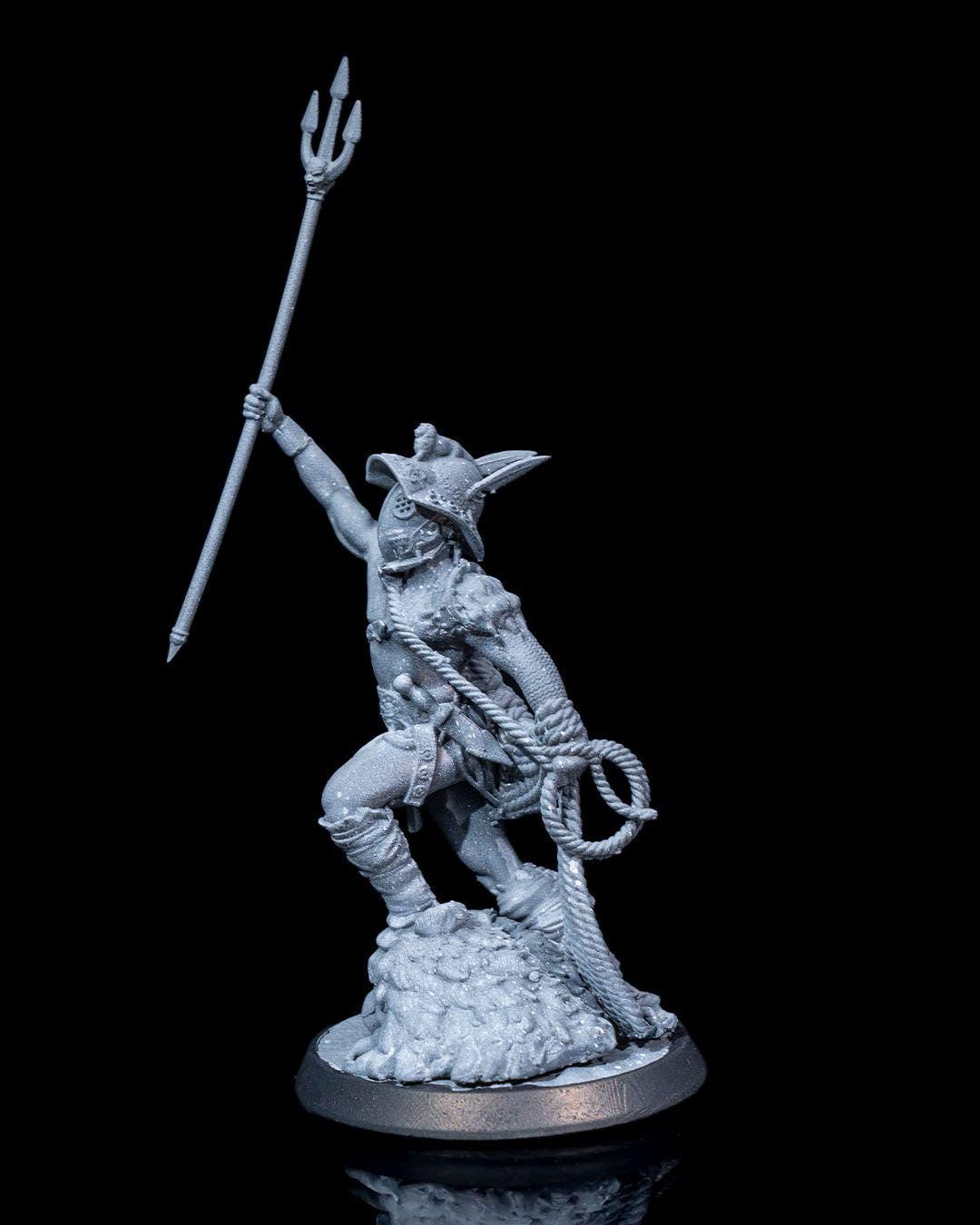 Myrmidon Gladiator RPG Model w/ base