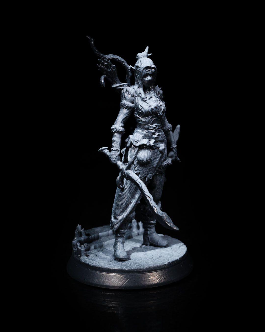 Wood Elf Assassin RPG Model w/ base