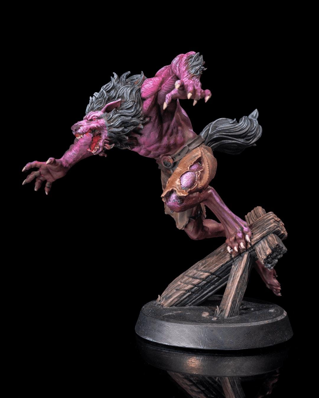 Werewolf Transformed RPG Model w/ base