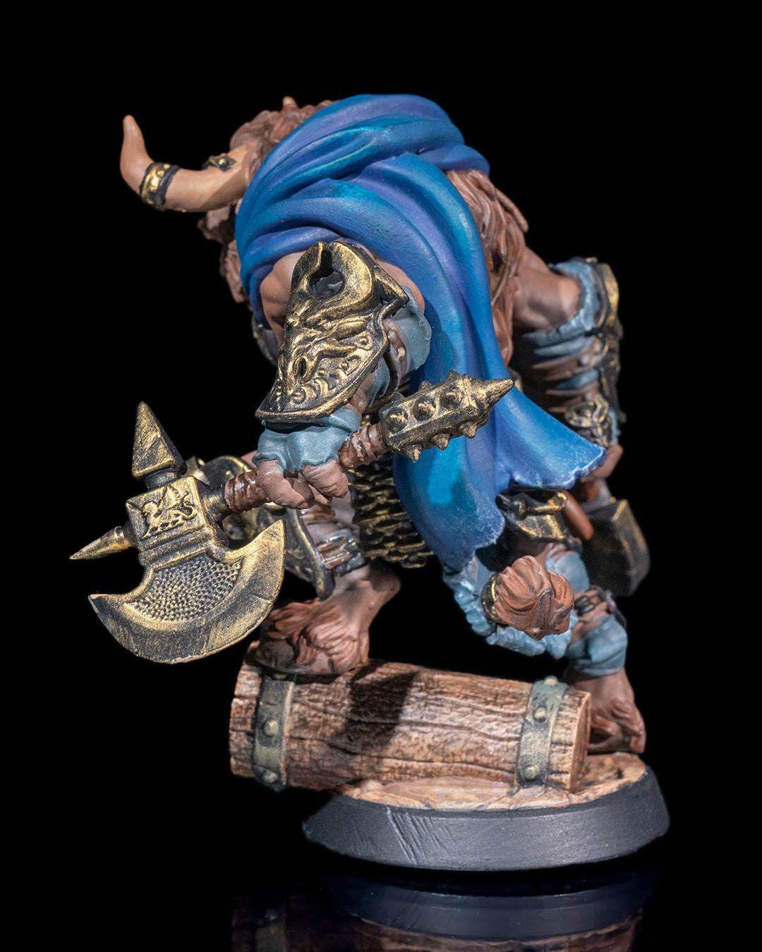 Minotaur Warrior RPG Model w/ base