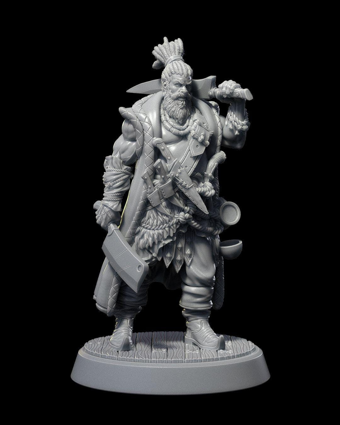Human Butcher RPG Model w/ base