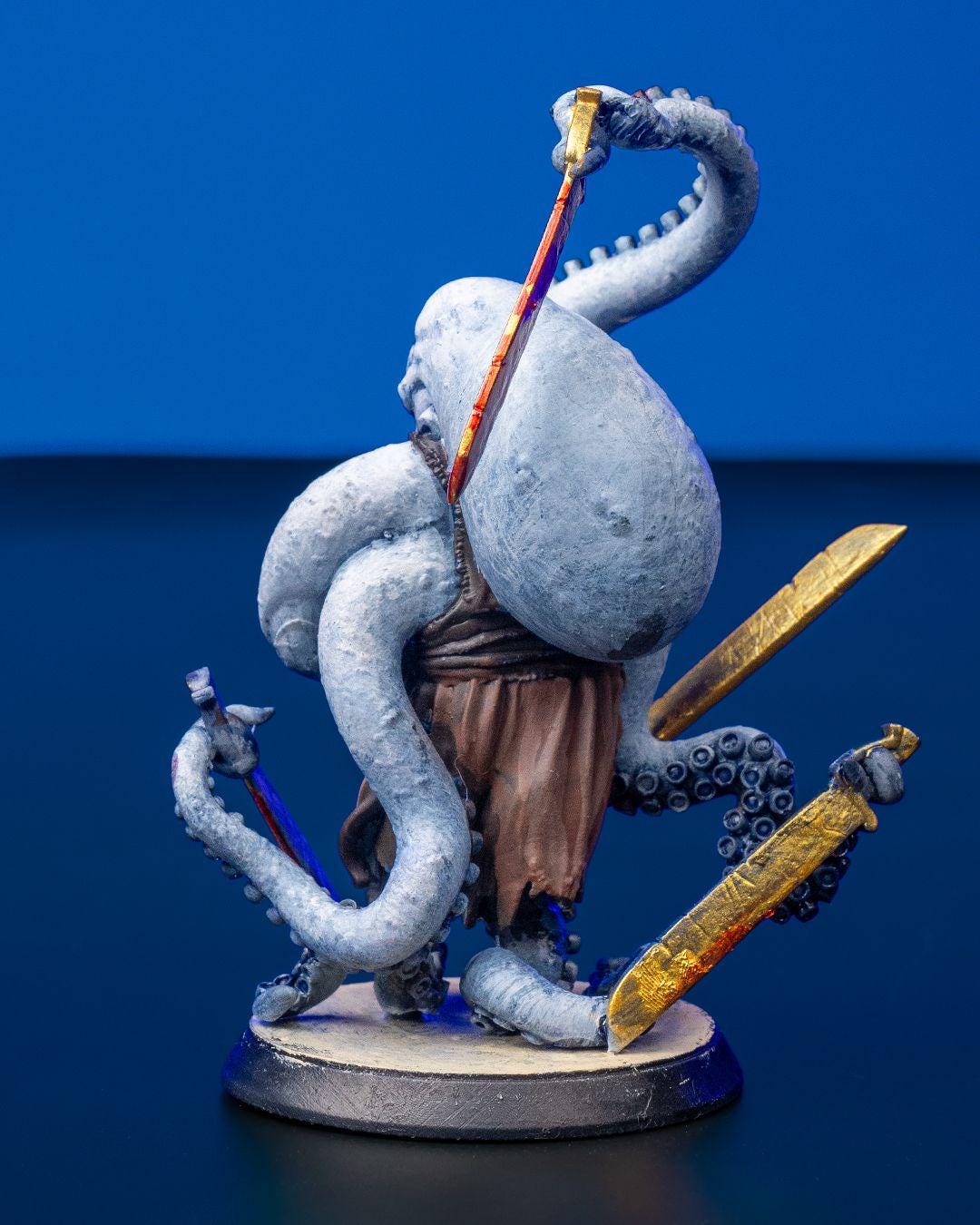 Octopus Sword Master RPG Model w/ base