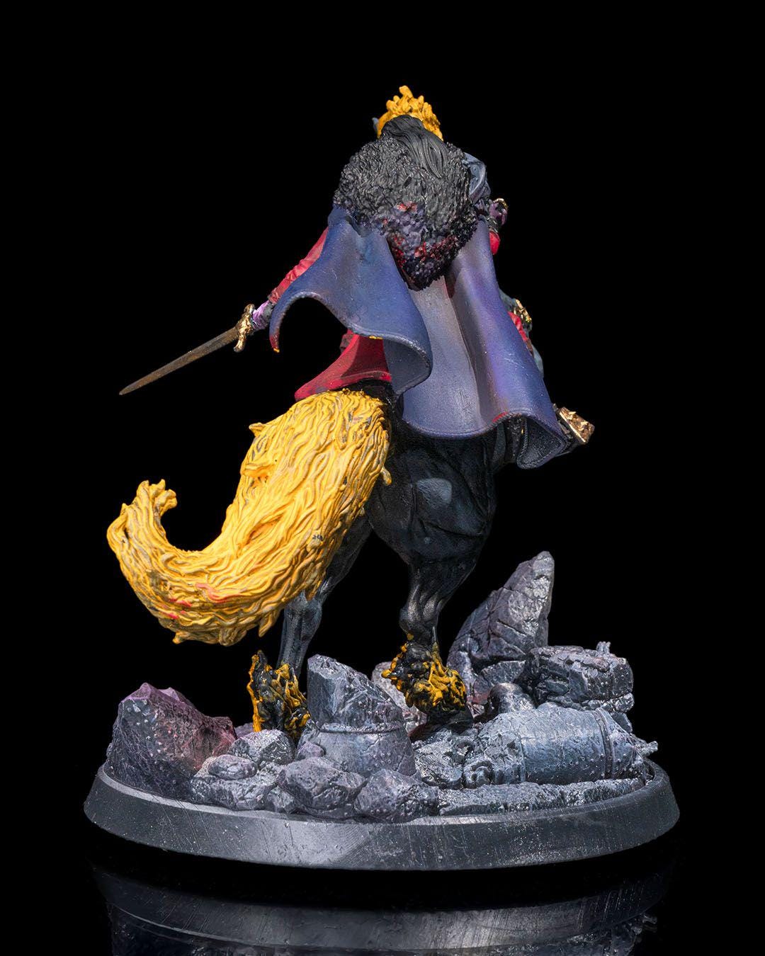 Vampire Lord on Nightmare RPG Model w/ base