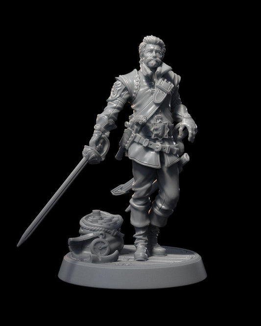 Cunning Duelist RPG Model w/ base