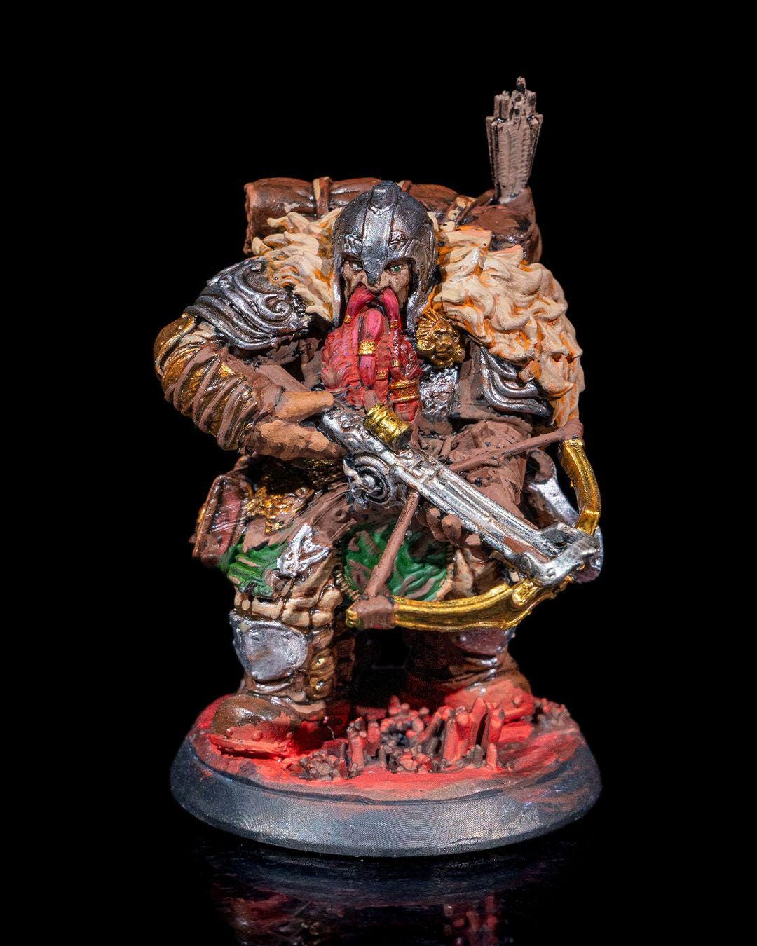 Dwarven Adventurer RPG Model w/ base