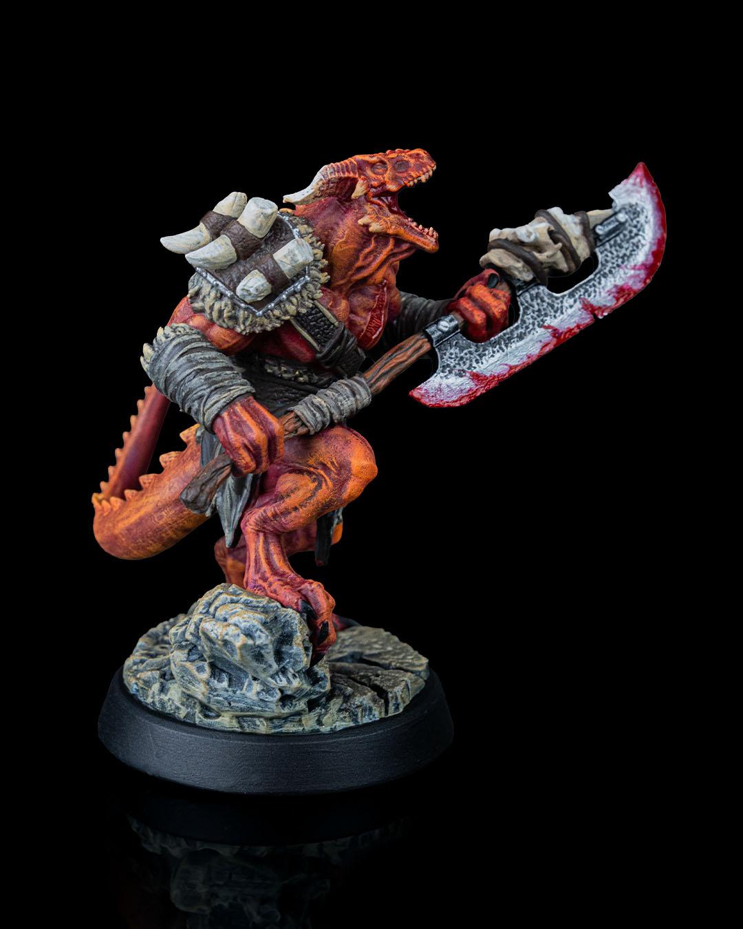 Dragonborn Barbarian w/ base