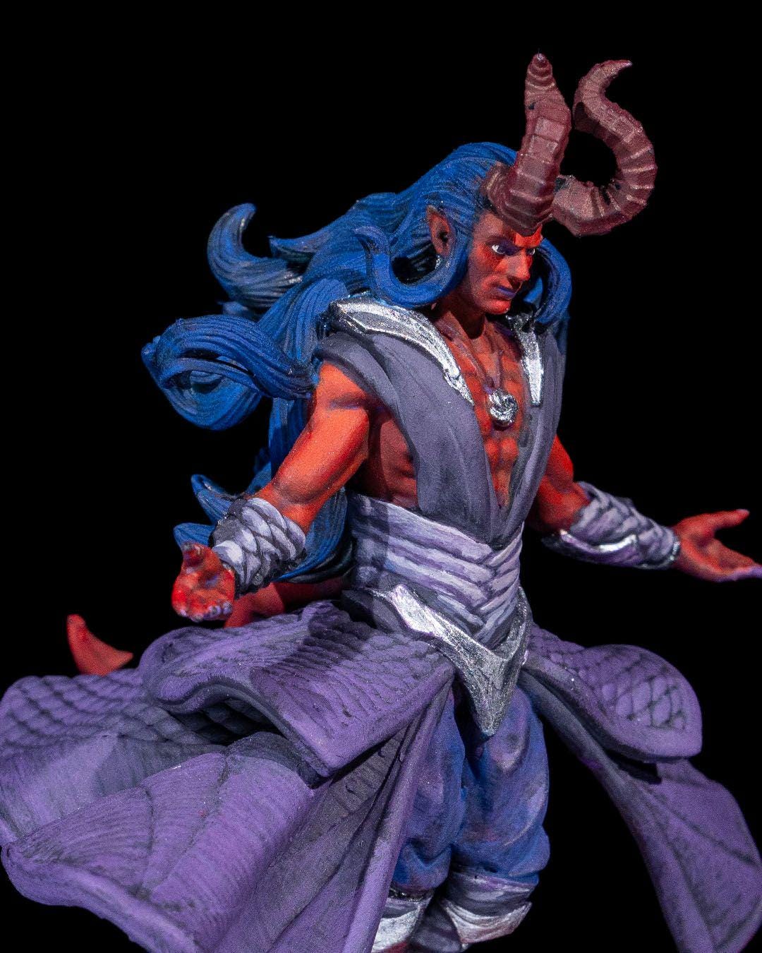 Tiefling Sorcerer RPG Model w/ base