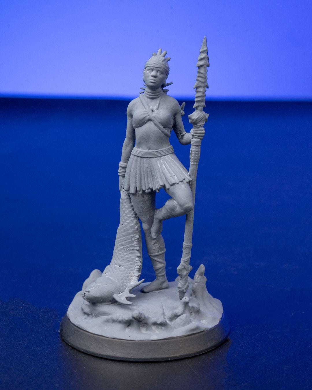 Village Chieftain RPG Model w/ base