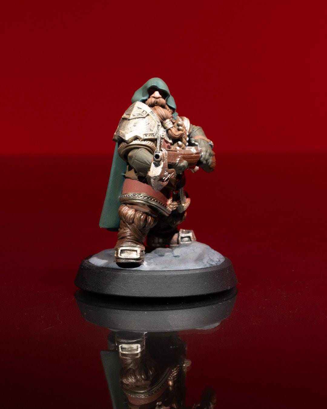 Dwarven Ranger RPG Model w/ base
