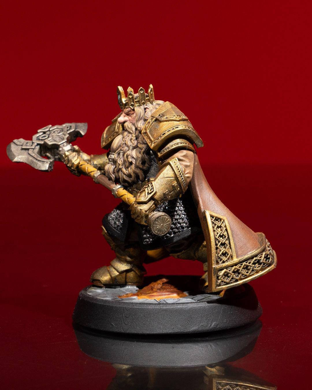 Dwarven King RPG Model w/ base