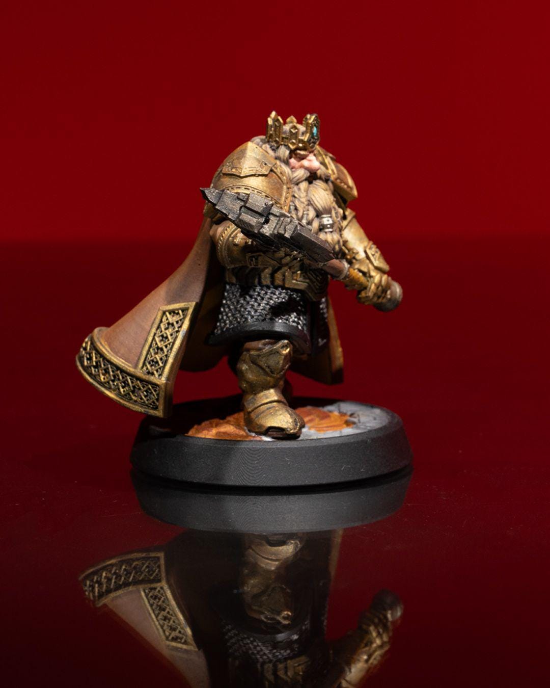 Dwarven King RPG Model w/ base