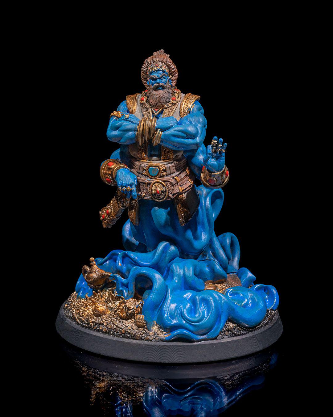 Mystical Genie RPG Model w/ base