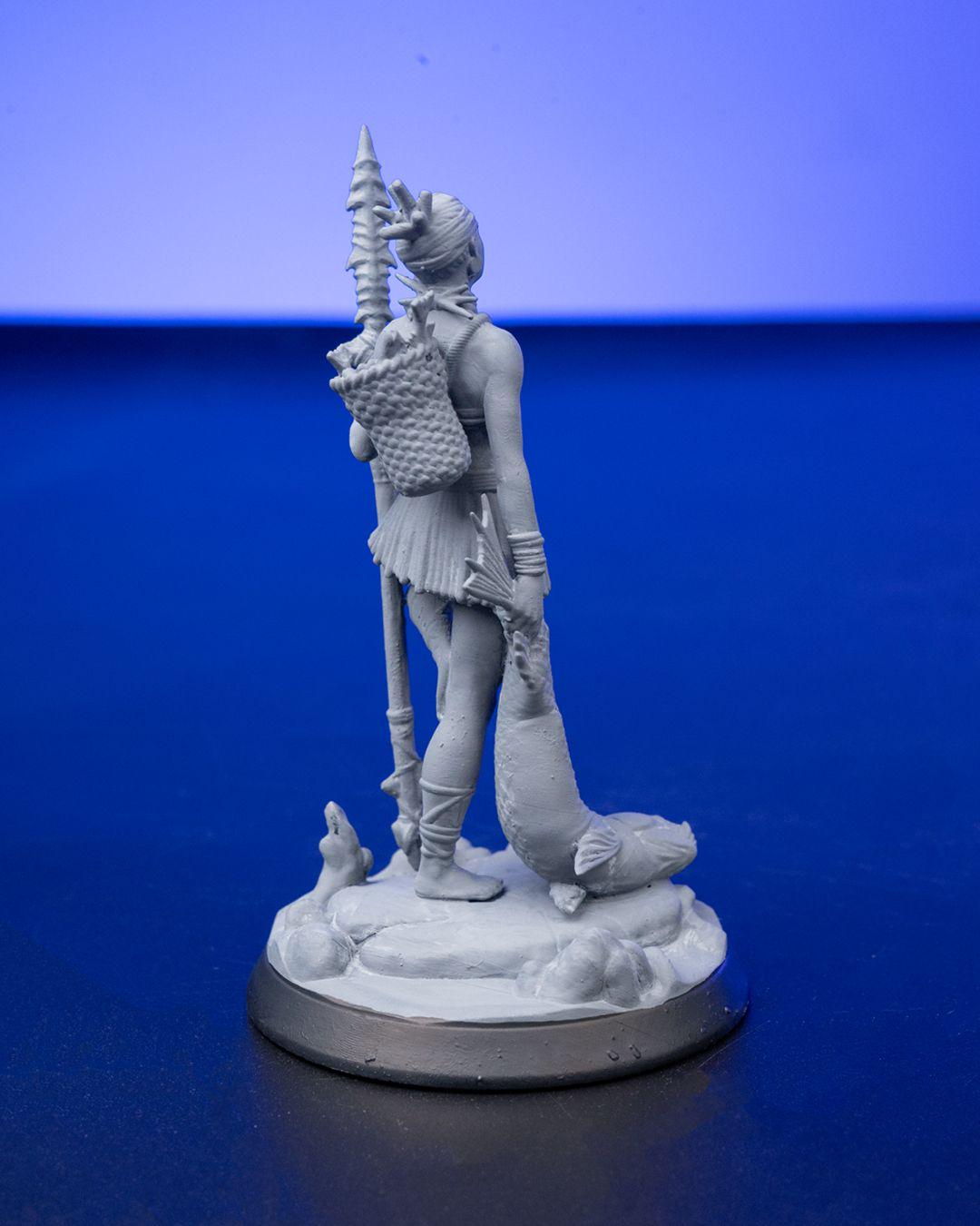 Village Chieftain RPG Model w/ base