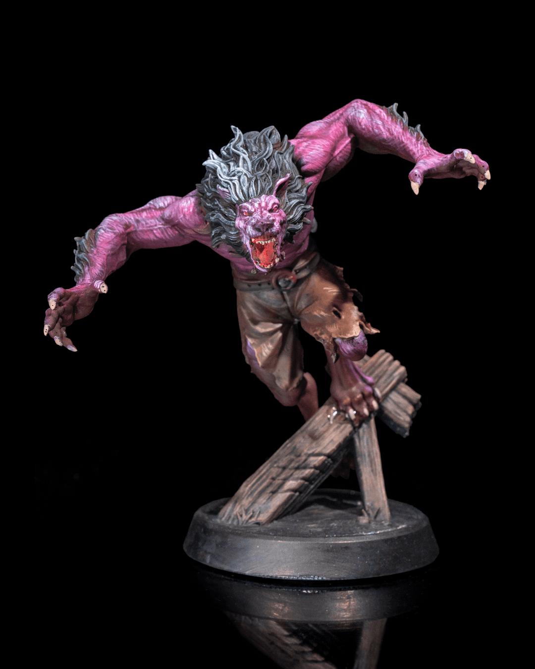 Werewolf Transformed RPG Model w/ base