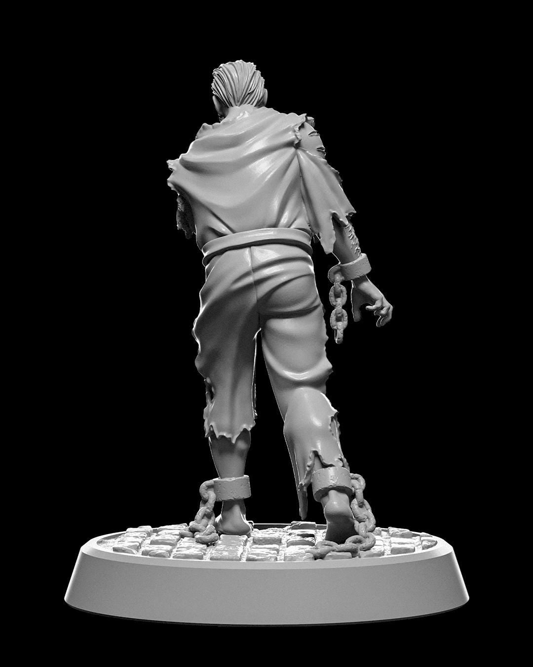 Werewolf in Human Form RPG Model w/ base