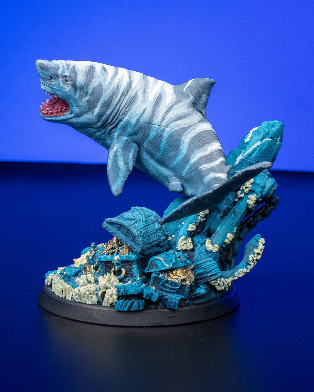 Great White Shark w/ base