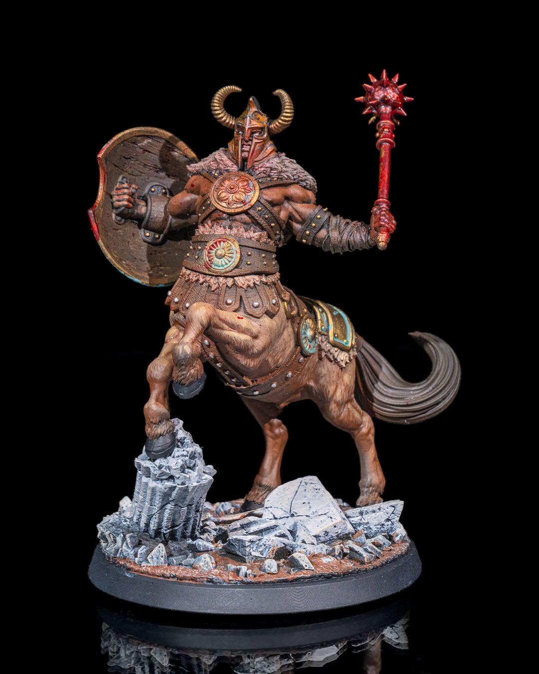 Centaur Warrior RPG Model w/ base