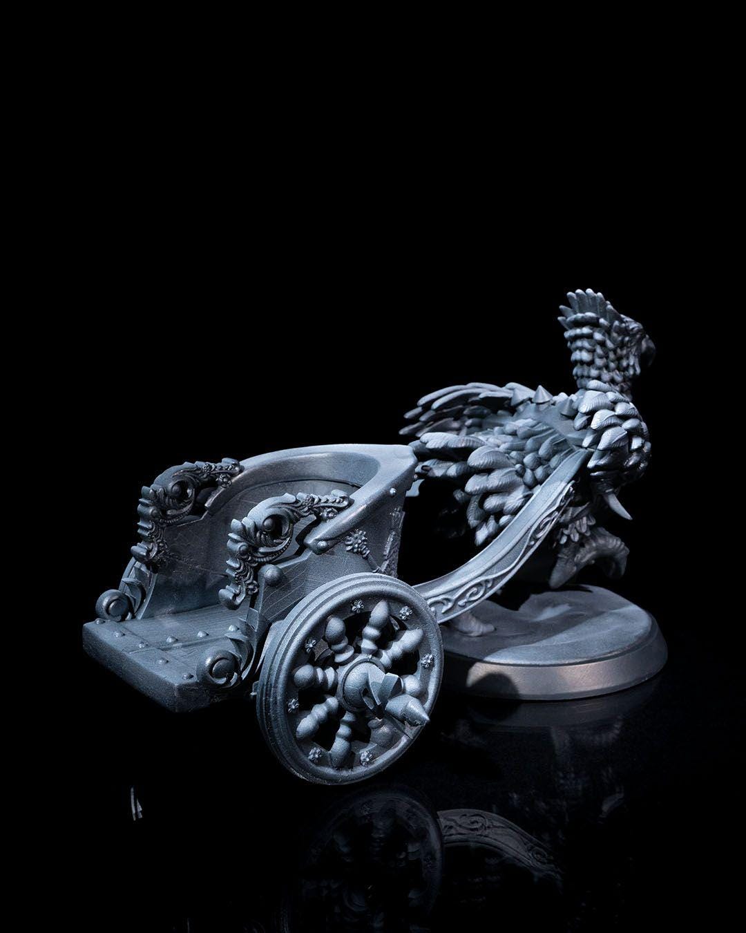 Fantasy War Chariot RPG Model w/ base