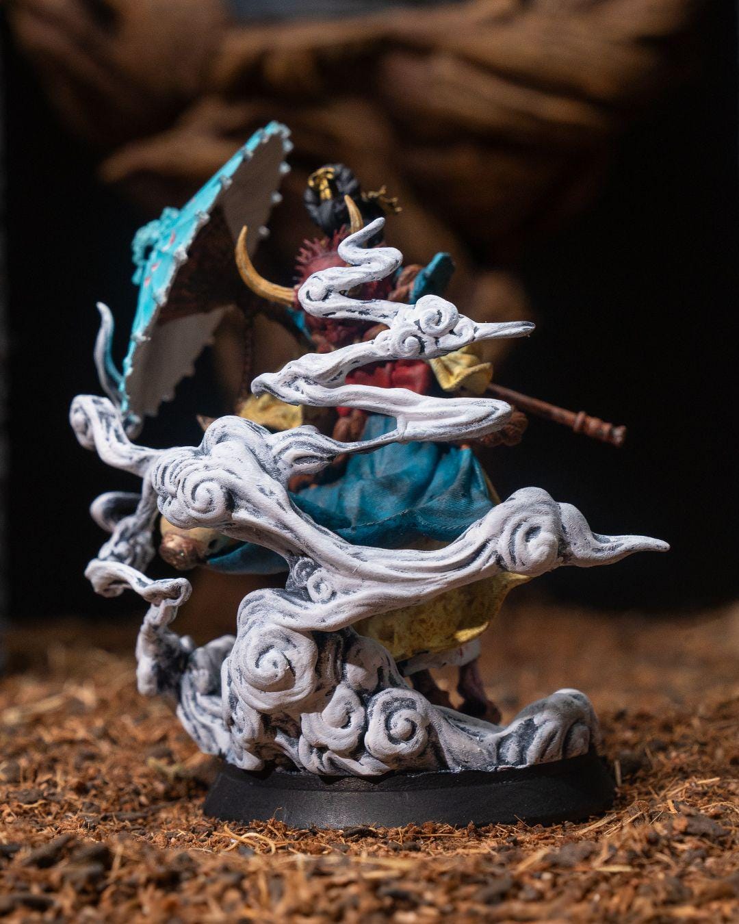 Japanese Princess with Umbrella RPG Model w/ base