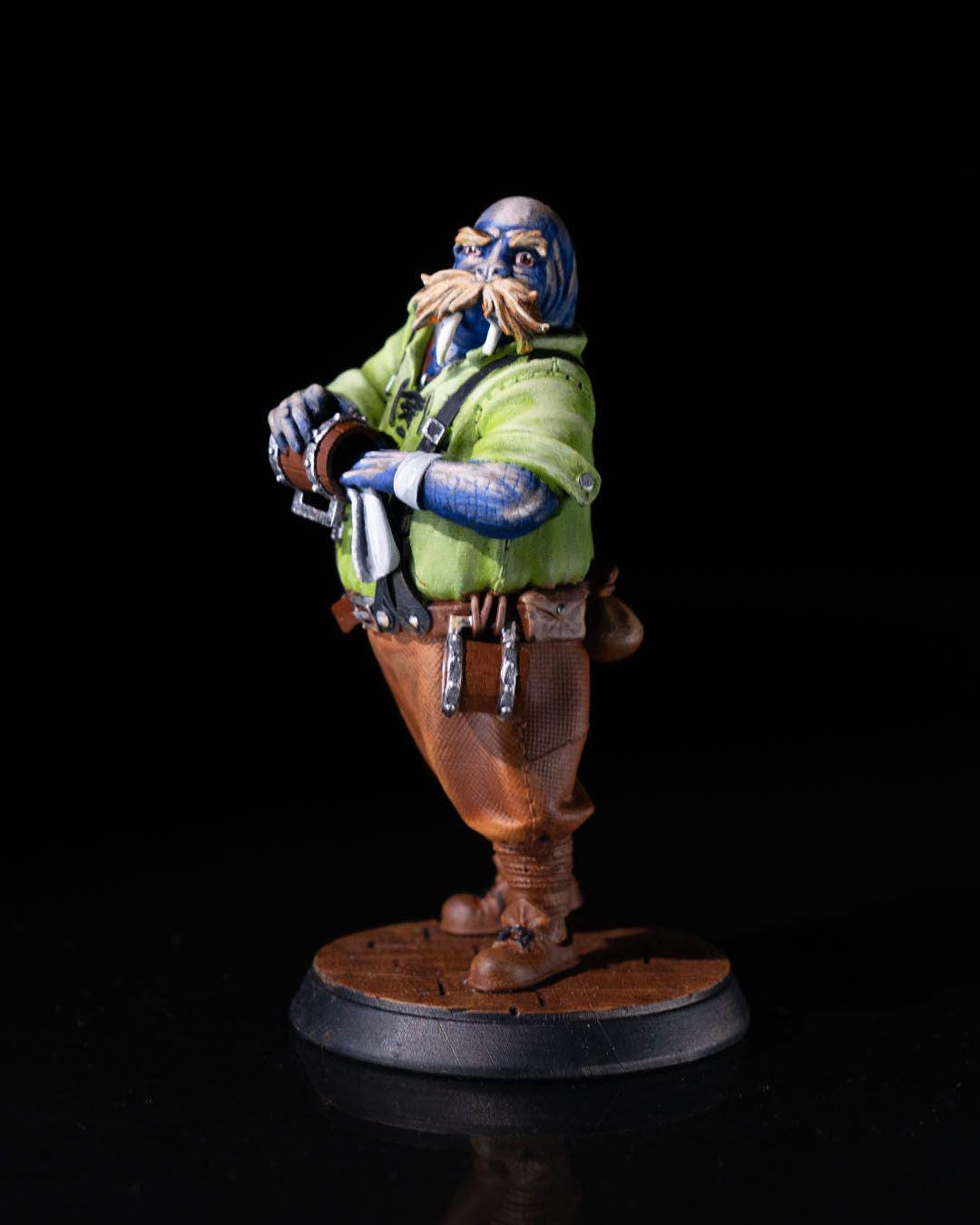 Walrus Barkeep RPG Model w/ base