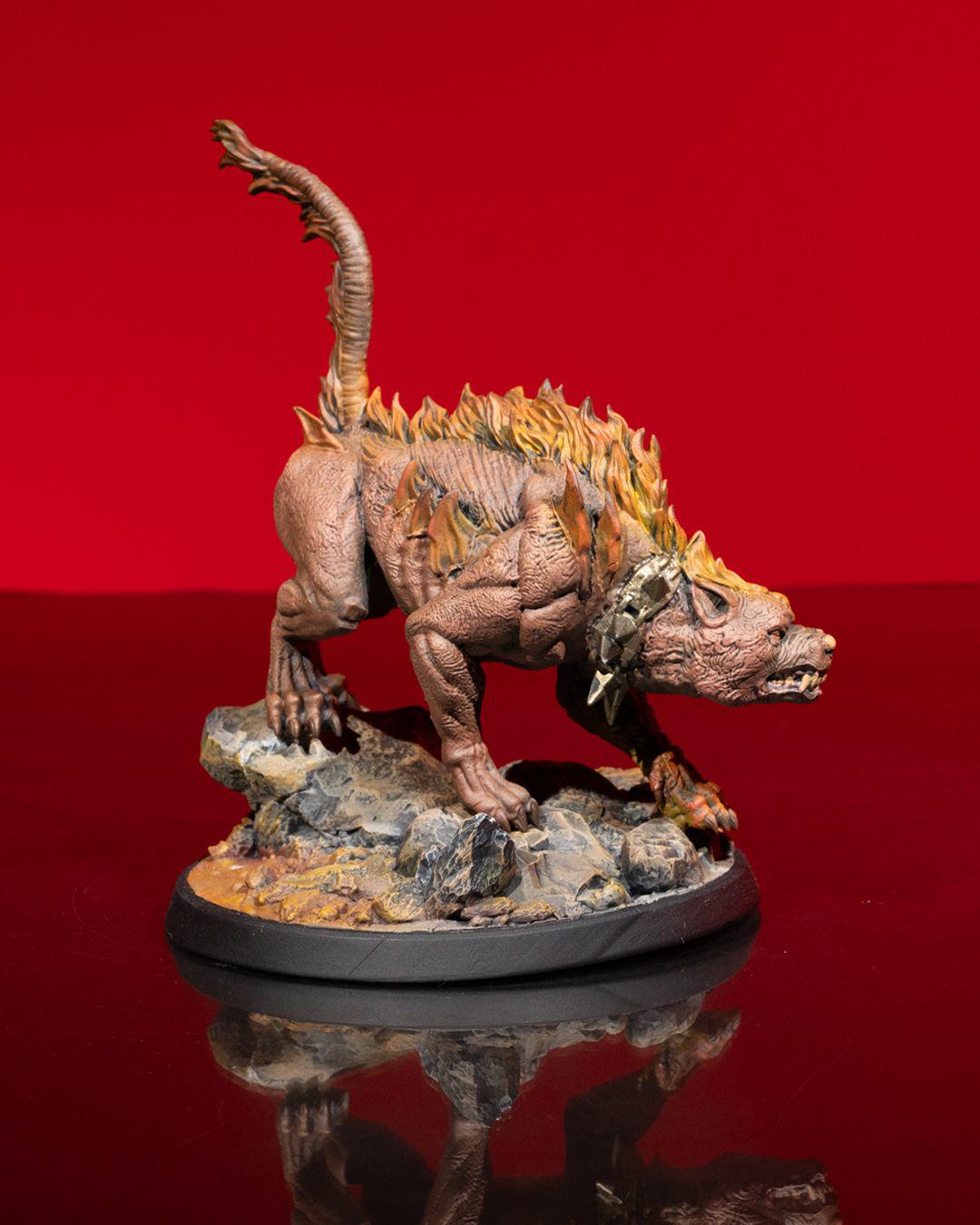 Hell Hound RPG Model w/ base