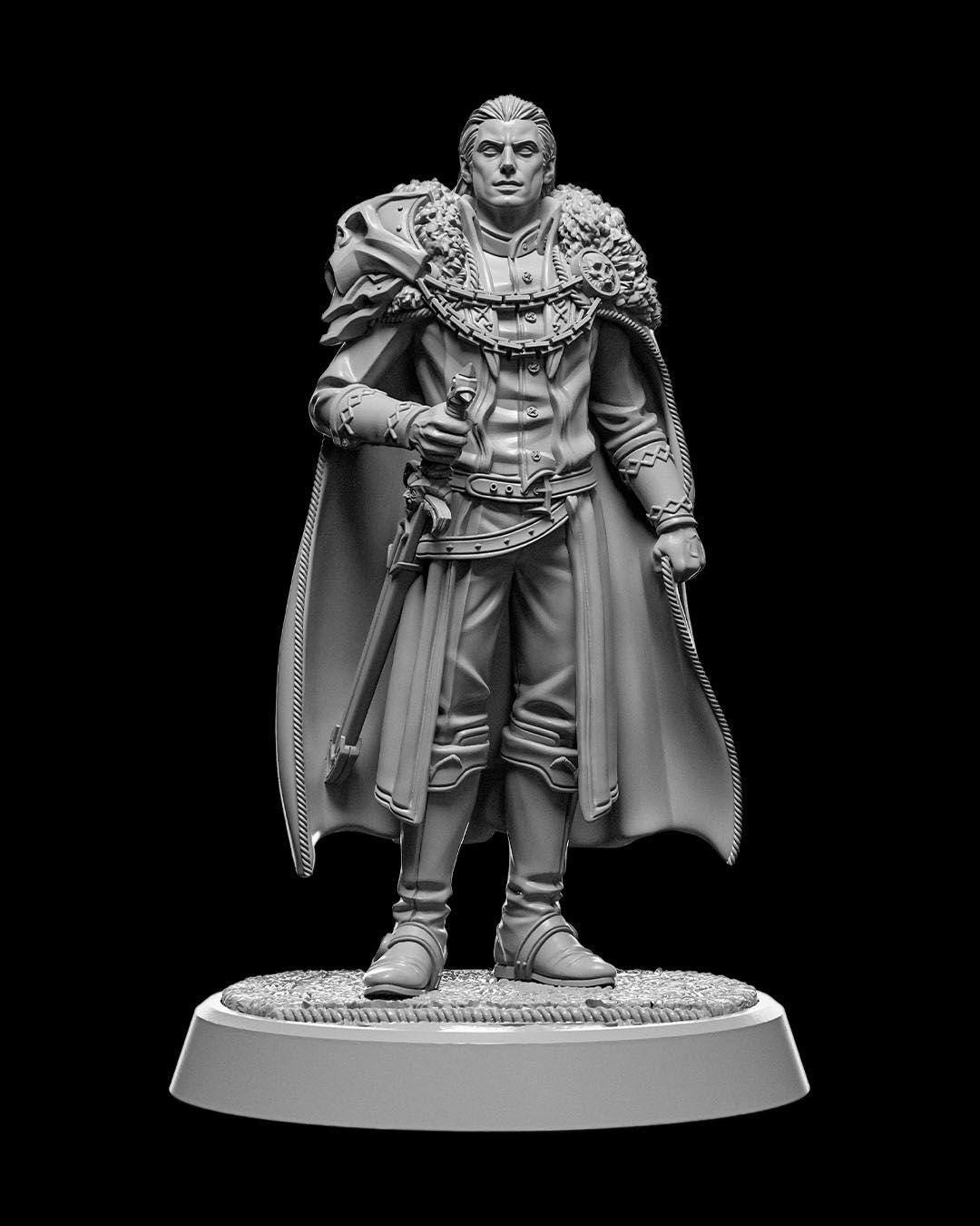 Vampire Lord RPG Model w/ base
