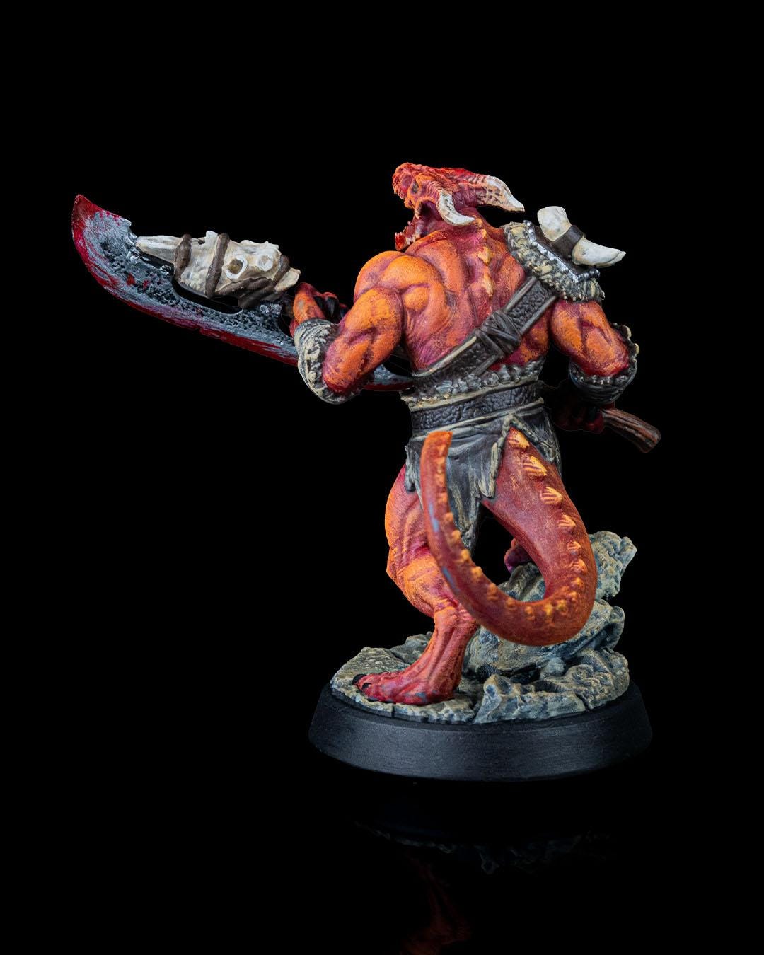 Dragonborn Barbarian w/ base