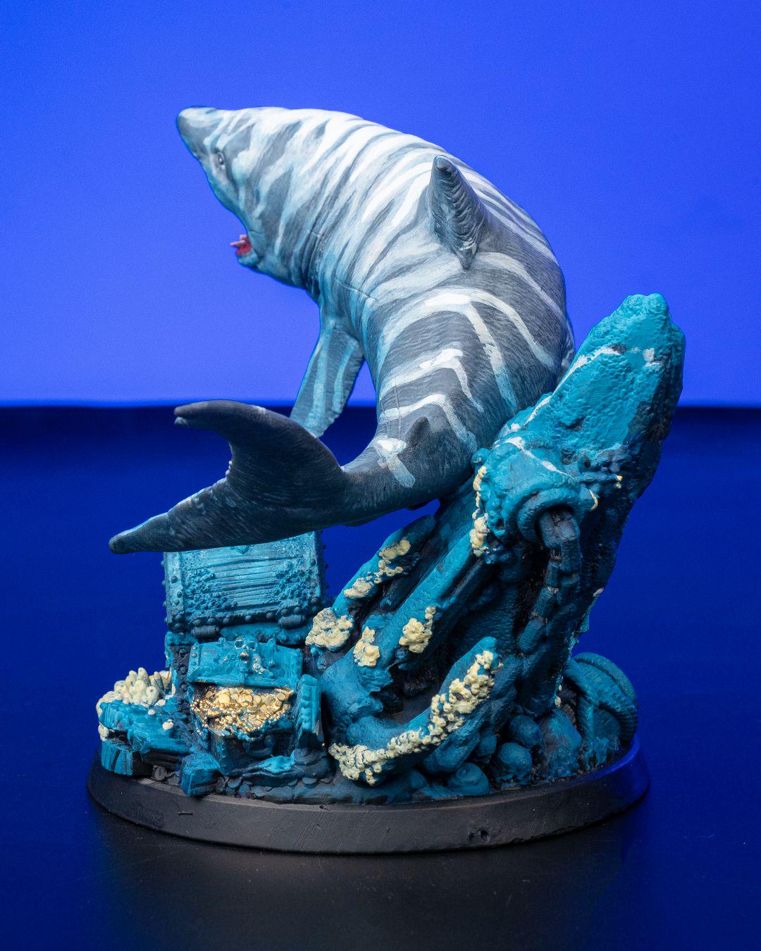 Great White Shark w/ base