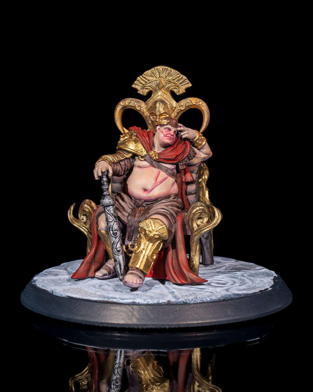 Decadent Emperor RPG Model w/ base