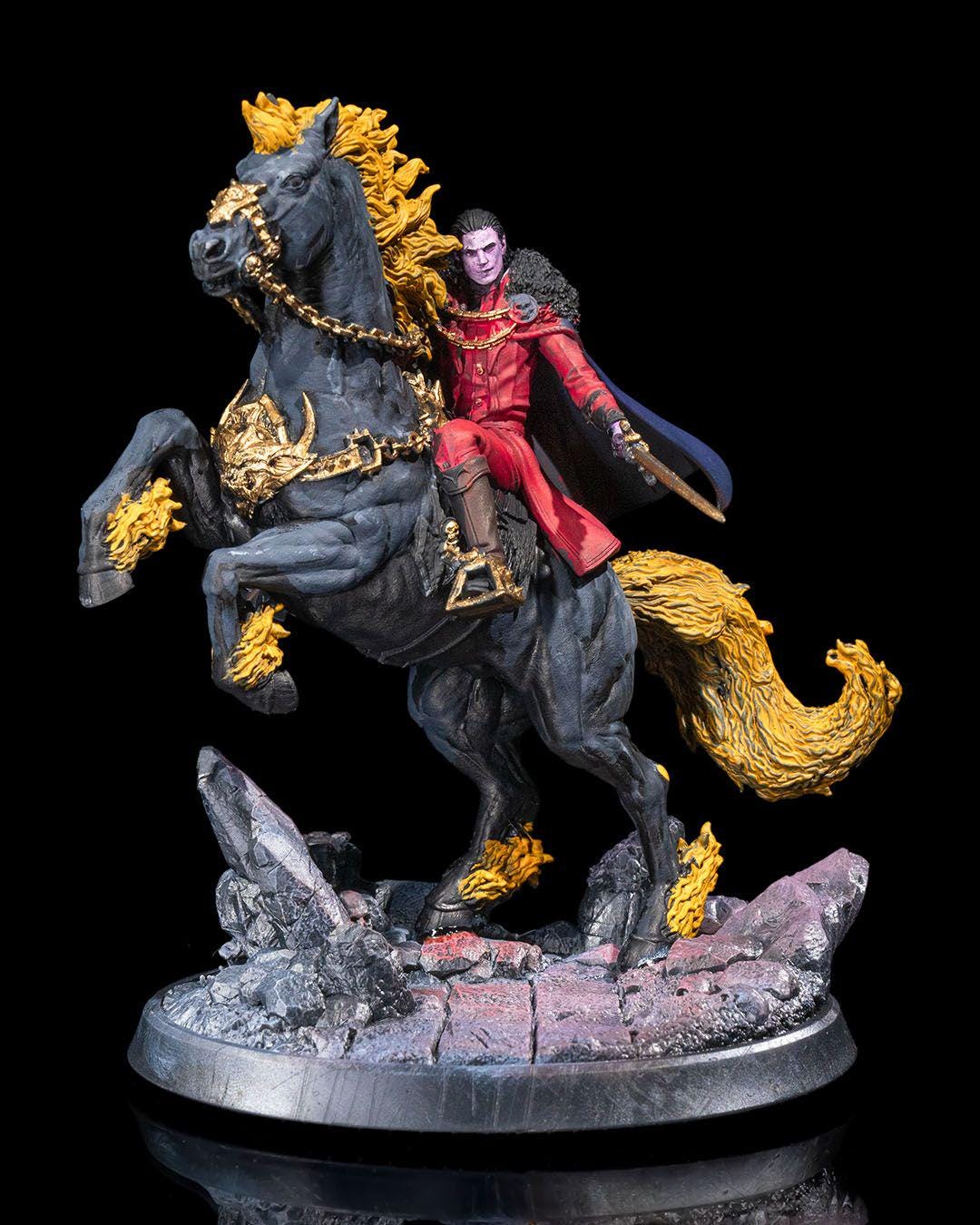 Vampire Lord on Nightmare RPG Model w/ base