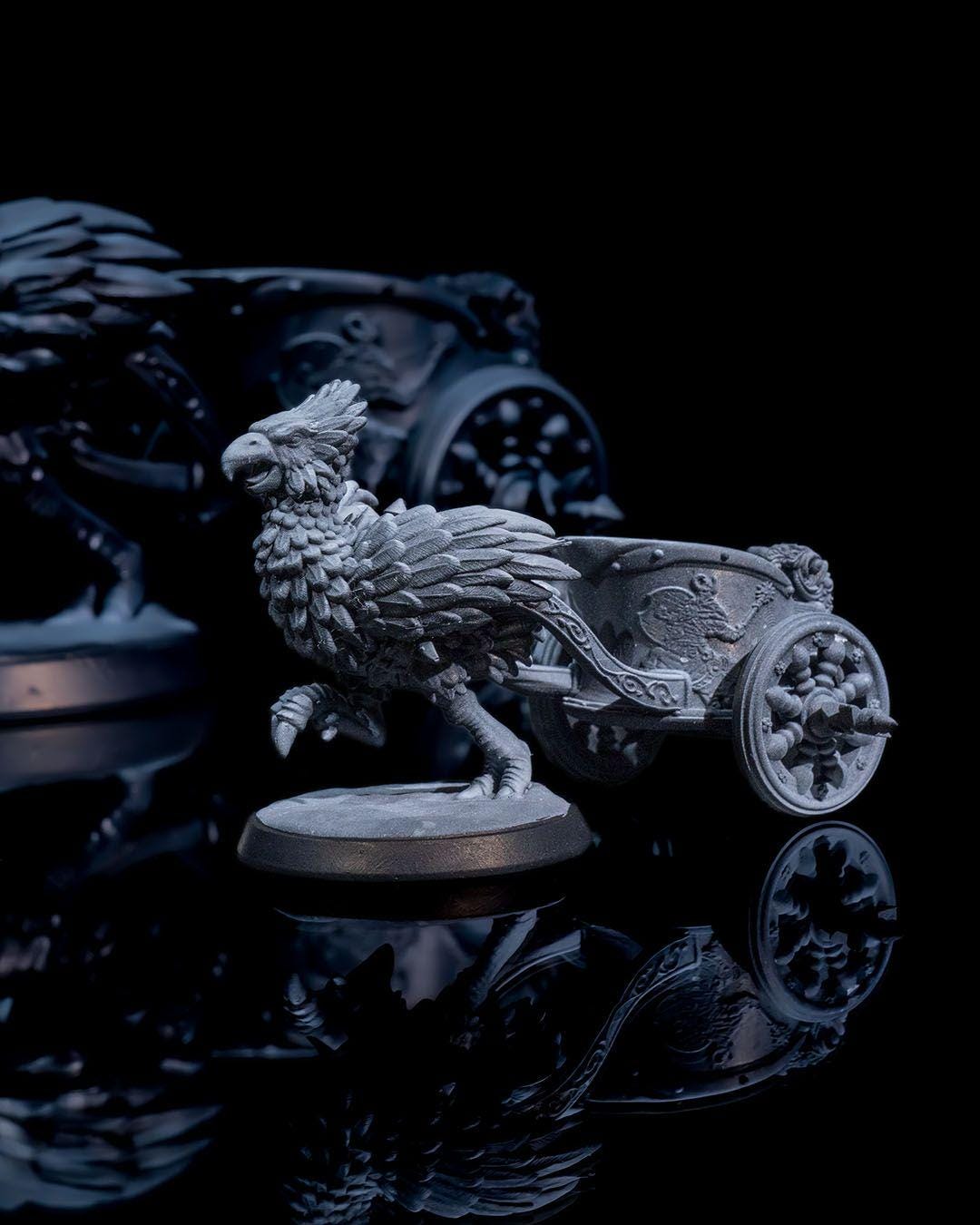 Fantasy War Chariot RPG Model w/ base
