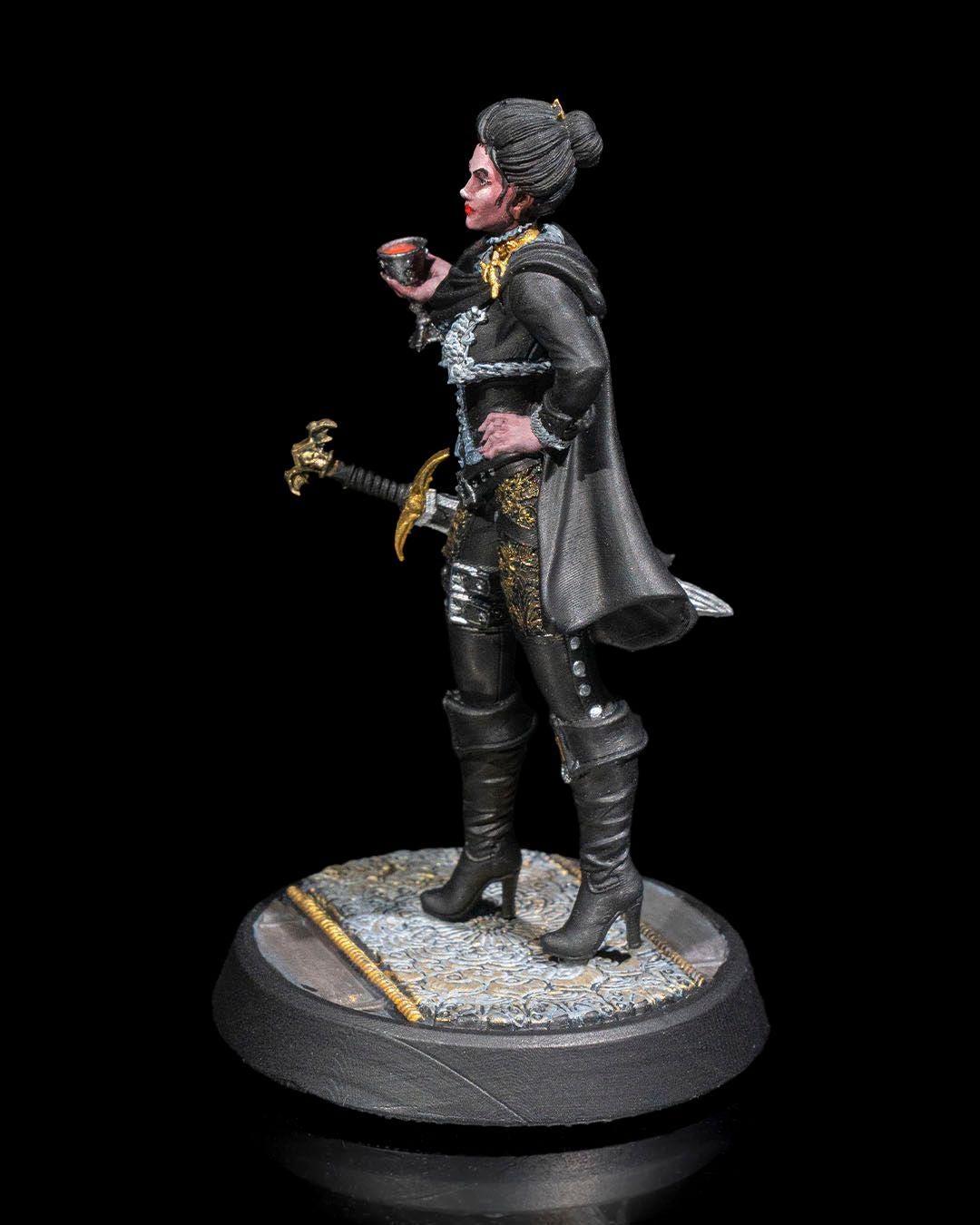 Human Noblewoman RPG Model w/ base