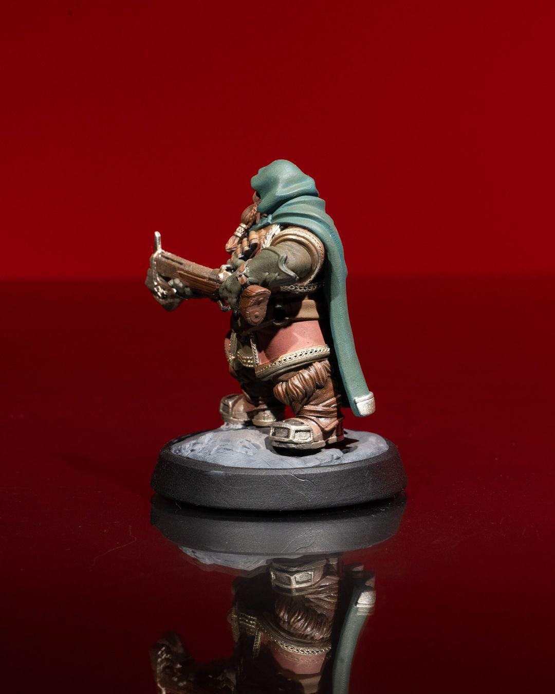 Dwarven Ranger RPG Model w/ base