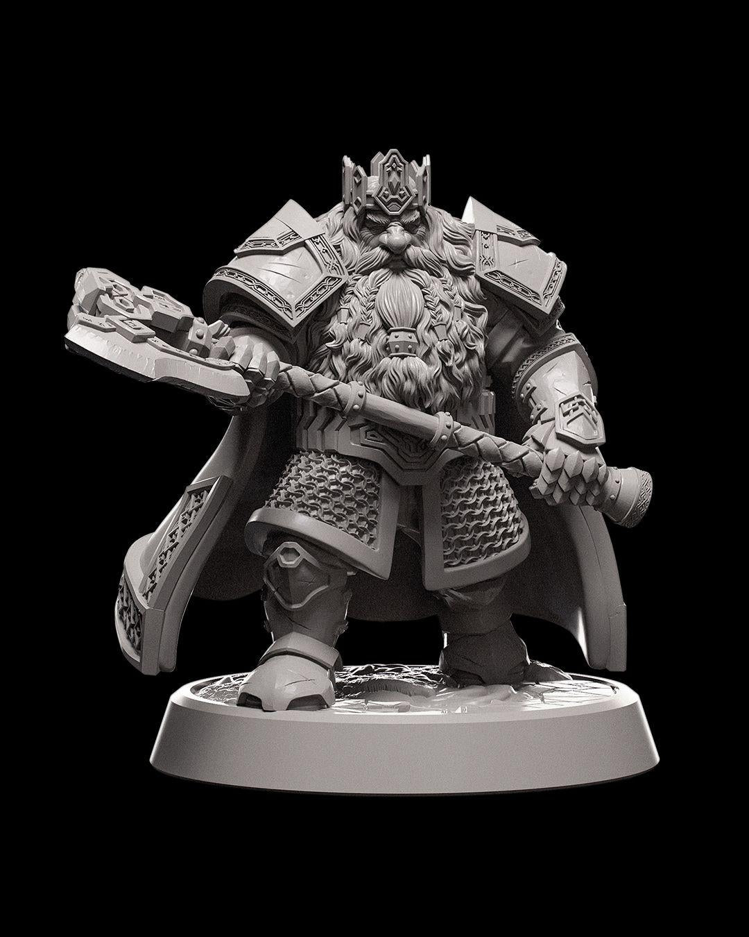 Dwarven King RPG Model w/ base