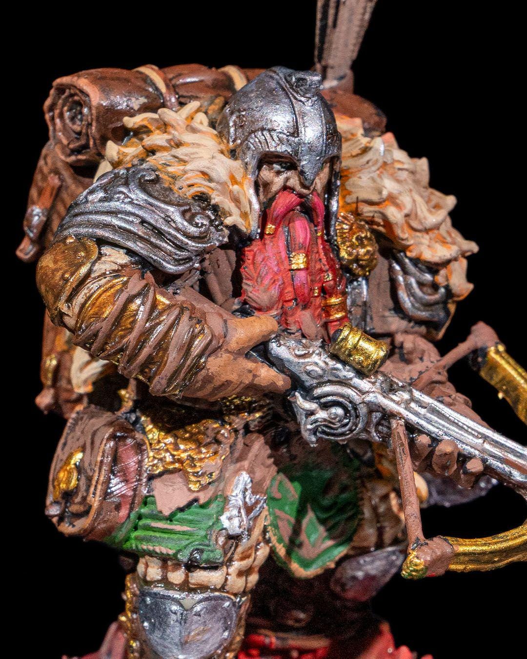 Dwarven Adventurer RPG Model w/ base