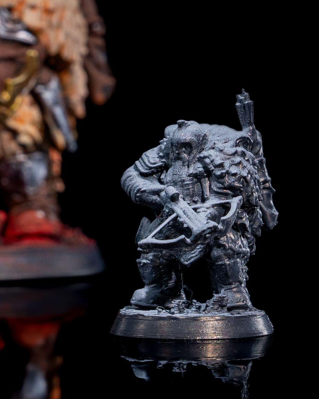 Dwarven Adventurer RPG Model w/ base