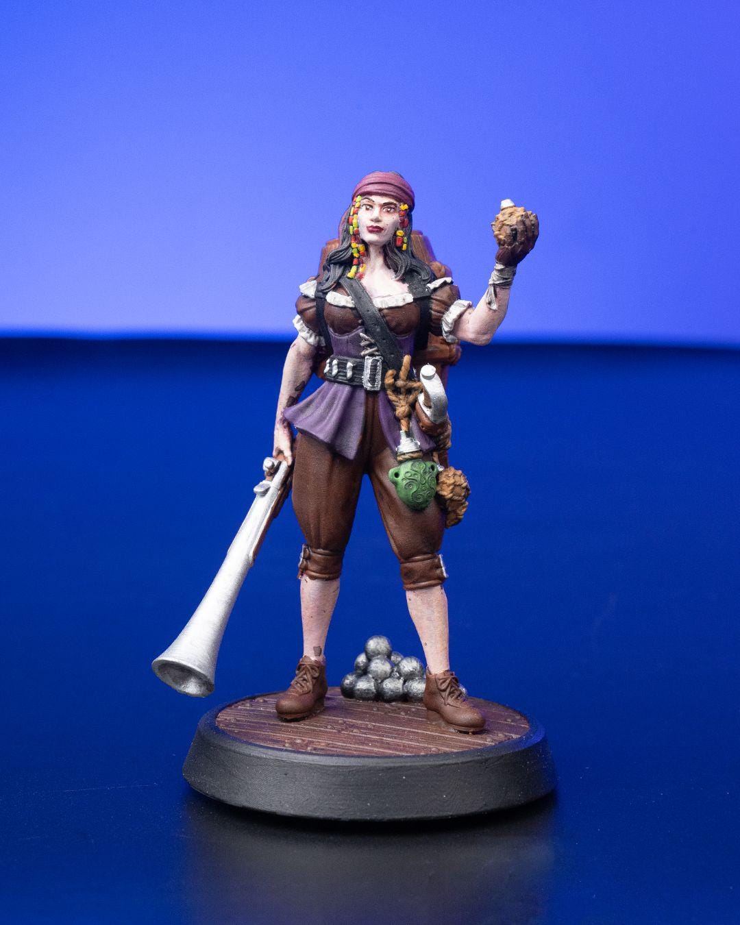 Female Pirate RPG Model w/ base