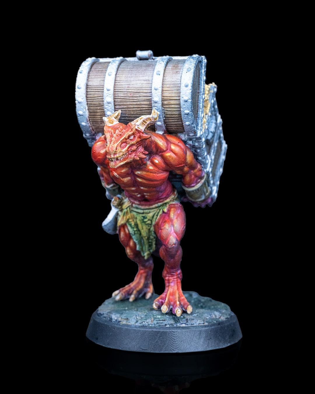 Dragonborn Hoarder w/ base