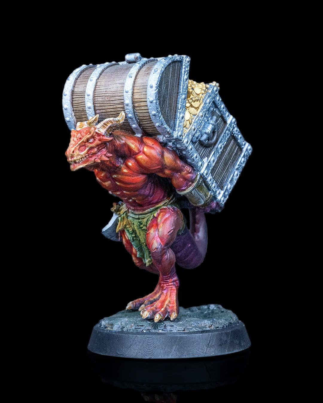 Dragonborn Hoarder w/ base