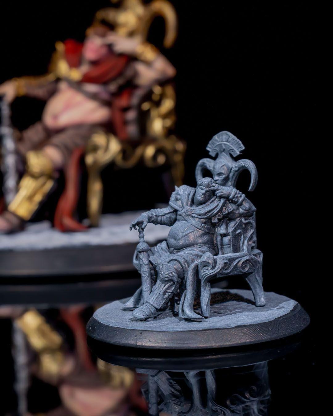 Decadent Emperor RPG Model w/ base
