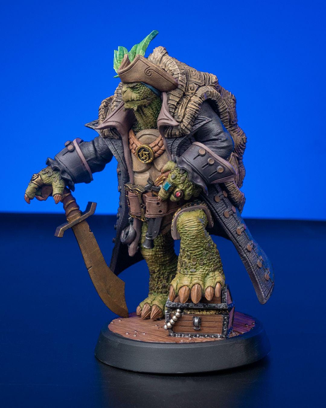 Turtle Pirate RPG Model w/ base